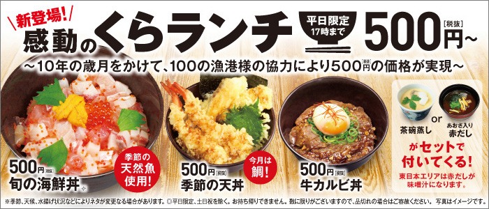 くら 寿司 500 円 ランチ